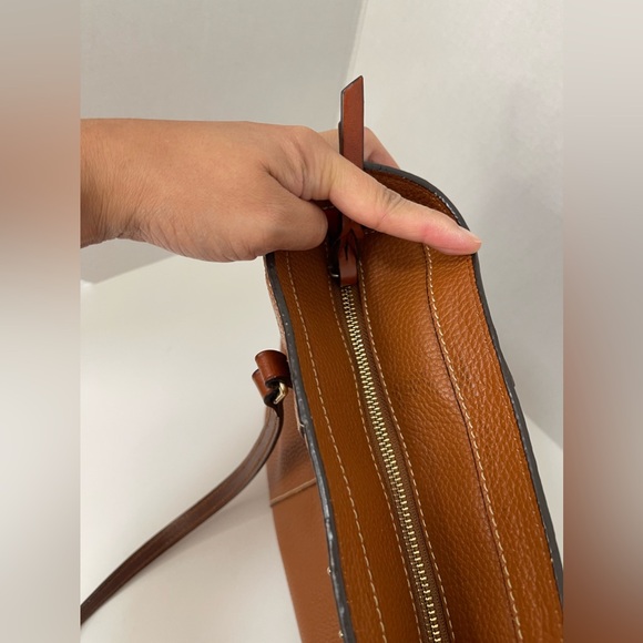 Dooney and Bourke Pebble Grain Small Lexington, Color: CARAMEL - Picture 5 of 15